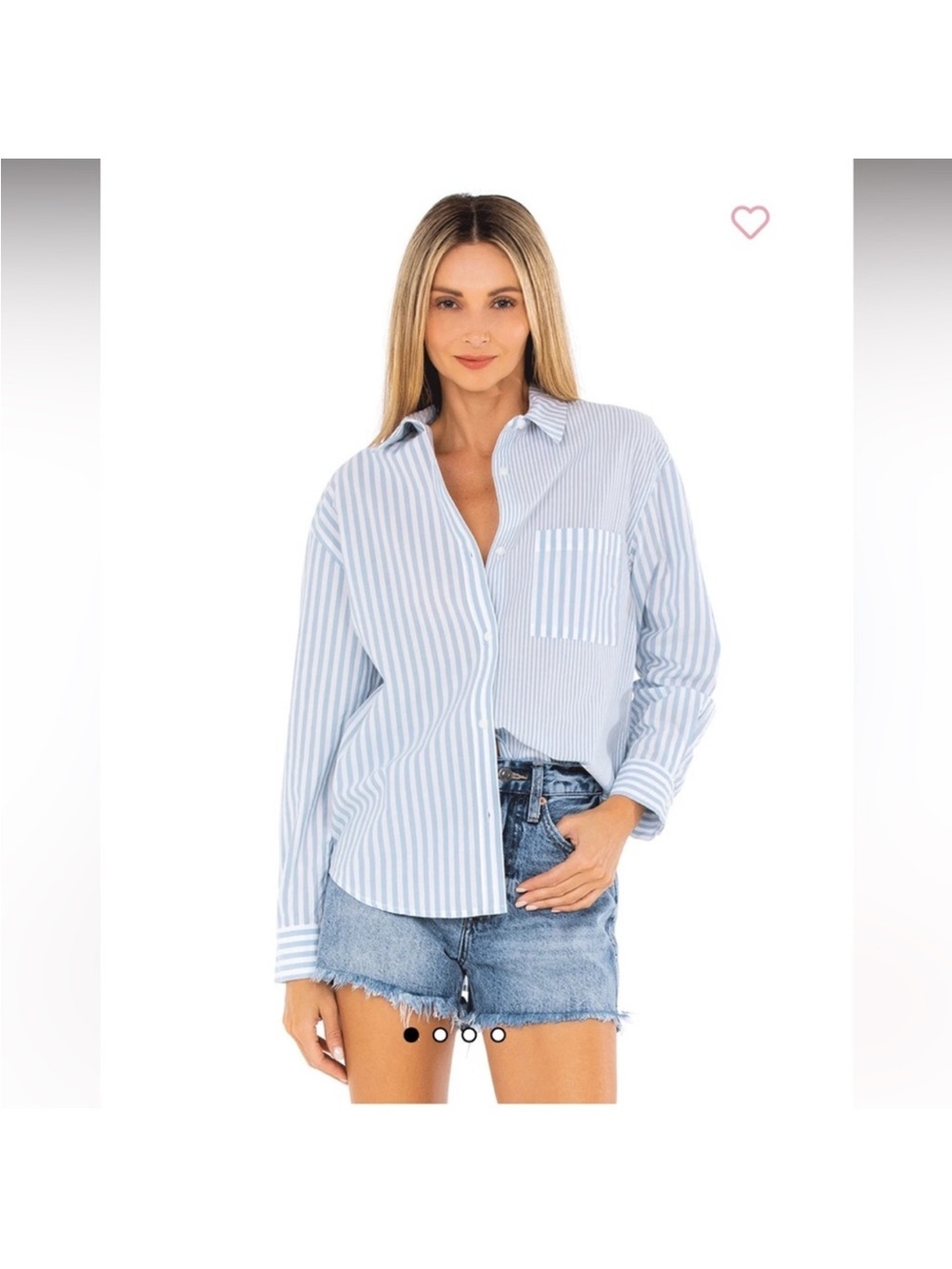 Pistola Millie Long Sleeve Striped Button Down Shirt
